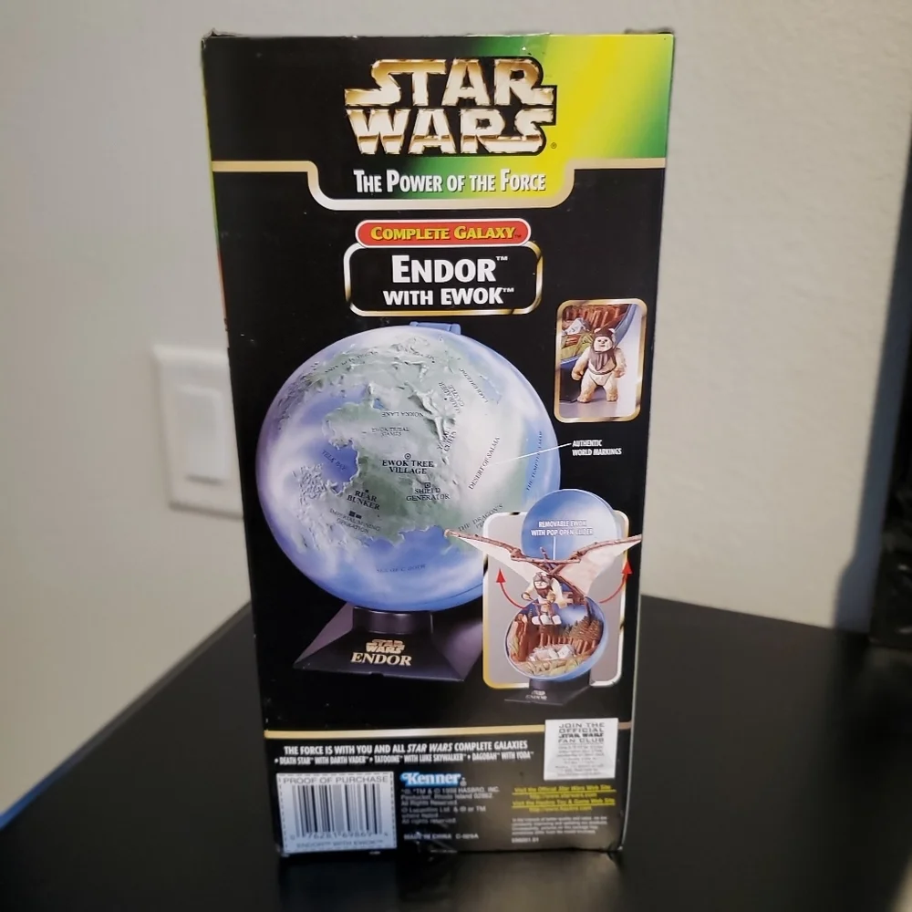 POTF Star Wars Endor with Ewok 1998 Kenner Hasbro New Box L👀K